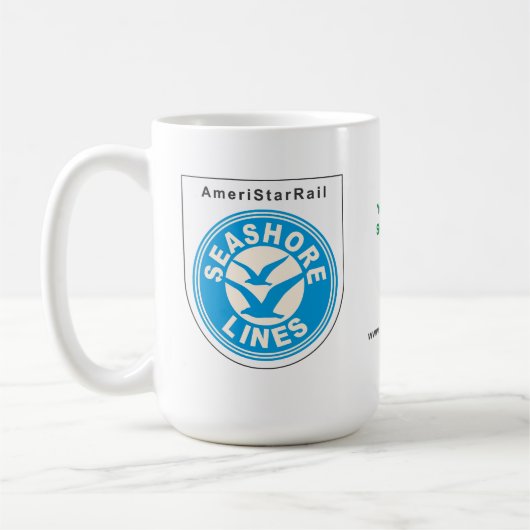 LIGNES DE MER (COFFRE BLANC) MUG (Gauche)