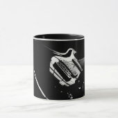 Lignes de musique - Mug guitare (Centre)