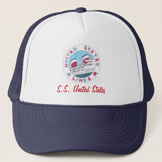 Lignes des Etats-Unis - casquette de S.S. (Devant)