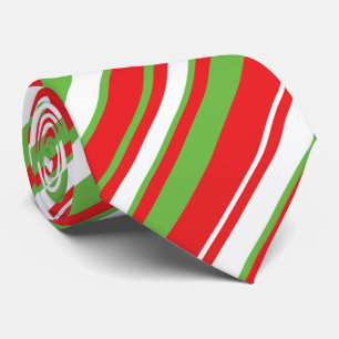 Lignes diagonales de Noël cravate motif
