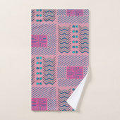 Lignes et formes géométriques Abstraites | Ensembl (Serviette à main)