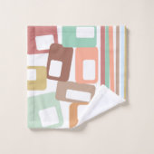 Lignes et rectangles (Gant de toilette)