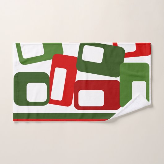 Lignes et rectangles (Serviette à main)