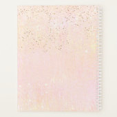 Lignes fines Gold Abstrait Mariage Blush ID867 (Dos)