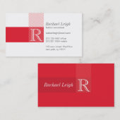 Lignes géométriques modernes carte de visite (Devant / Derrière)