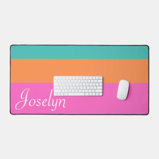 Lignes horizontales roses orange et bleues avec no (Clavier et souris)