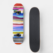 Lignes incroyables style skateboard surf vintage d (Devant)