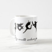 Lignes inspirées de tasse de café de danse belles (Devant gauche)