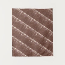 LIGNES Mandala MODERNES - Tapisserie BROWN