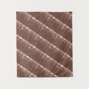 LIGNES Mandala MODERNES - Tapisserie BROWN