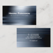 lignes métalliques carte de visite (Devant / Derrière)