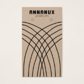 Lignes minimalistes à oreille Bijoux Afficher KRAF (Devant)