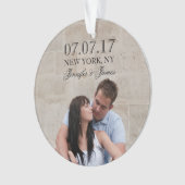 LIGNES MODERNES | PHOTO ENREGISTRER LA DATE ORNAME (devant)