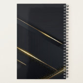 Lignes Noir Et Or Gris Foncé (Dos)