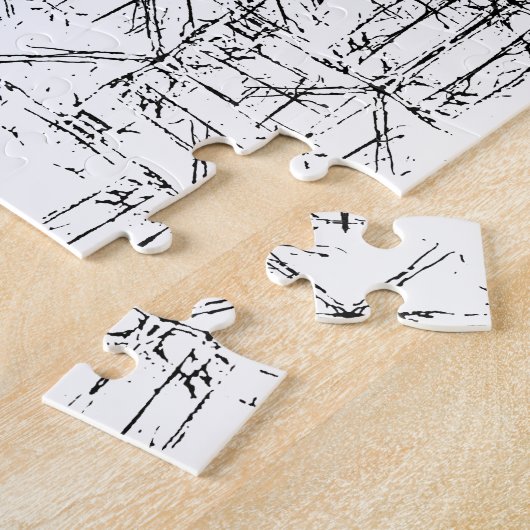 Lignes noires puzzle (Côté)