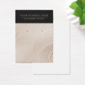Lignes or rose Earring Cartes d'affichage (Bureau)