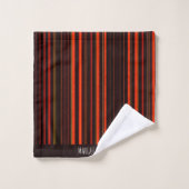 Lignes rouges nuances verticales différentes nuanc (Gant de toilette)