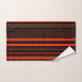Lignes rouges nuances verticales différentes nuanc (Serviette à main)