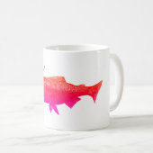 Lignes serrées tasse de café de truite à tête (Devant droit)