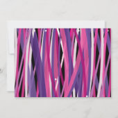 LIGNES SIMPLES Sweet sixteen 16 Invitation (Dos)