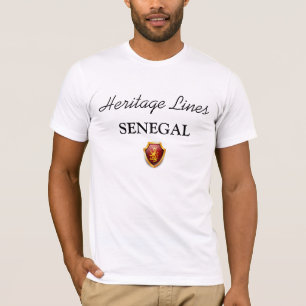 Lignes T-shirt SÉNÉGAL d'héritage sublime