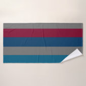 lignes verticales modernes motif (Serviette de bain)