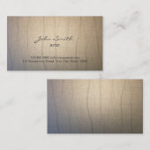 Lignes Zen stylées Artiste Carte de visite (Devant / Derrière)