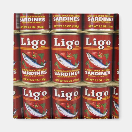 Ligo Sardine Can Magnet (Devant)
