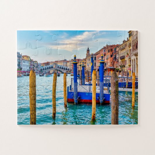 Ligplaatsen in Canal Grande Legpuzzel (Horizontaal)