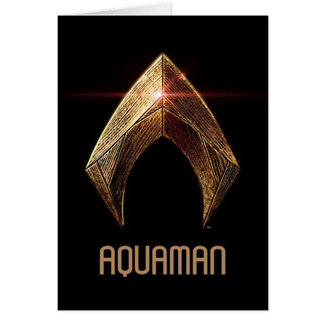 Ligue de Justice | Symbole d'aquaman métallique (Devant)