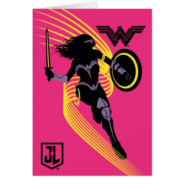Ligue de Justice | Wonder Woman Icon Silhouette (Devant)