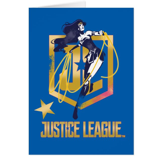 Ligue de Justice | Wonder Woman JL Logo Pop Art (Devant)