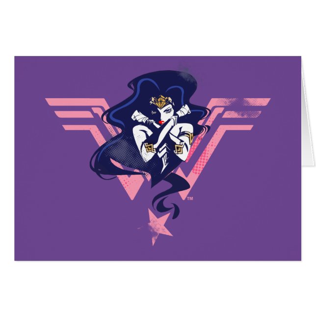 Ligue de Justice | Wonder Woman & Symbol Pop Art (Devant horizontal)