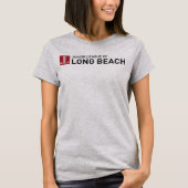 Ligue junior de base de T-shirt de Long Beach (Devant)