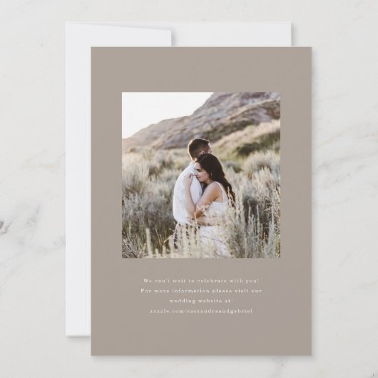 Lihue Faire-part de mariage (Dos)