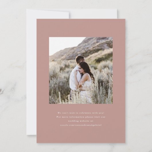 Lihue Faire-part de mariage (Dos)