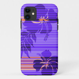 Lihue Hibiscus Streep Hawaiaanse iPhone 5Cases 11 Hoesje