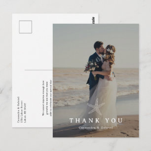 Lihue Huwelijksfoto Dankkaart Briefkaart