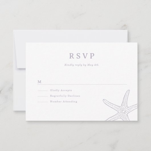 Lihue Wedding RSVP (Devant)