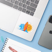 Lijden Sticker (Laptop met iPhone)