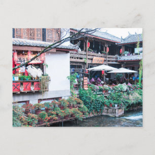 Lijiang, Chine, Carte de la vieille ville
