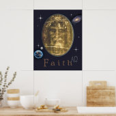 Lijkdoek van Turijn Poster (Keuken)