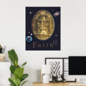 Lijkdoek van Turijn Poster (Thuiskantoor)