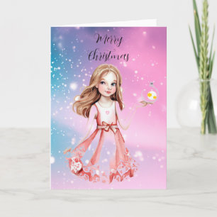 Lijkt op een prinses kerstkaart feestdagen kaart