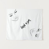 LIJKT TAPIJT WANDKLEED (Voorkant (horizontaal))