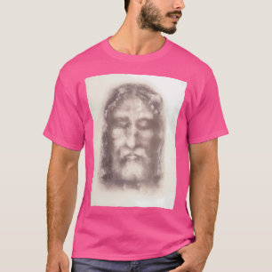 Lijkwade van Turijn Gezicht van Jezus Christus met T-shirt