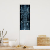 Lijkwade van Turijn (lijkwade van Turijn) Jezus Ch Poster (Keuken)