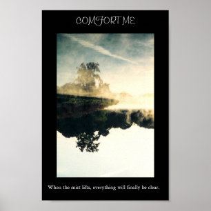 Lijm op water poster