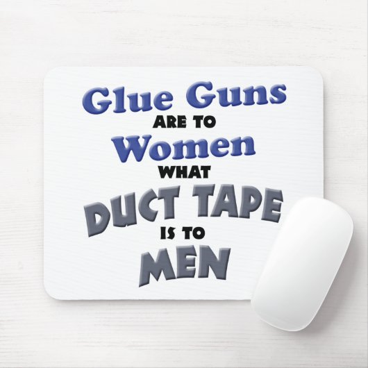 Lijm Pistolen Muismat (Met muis)