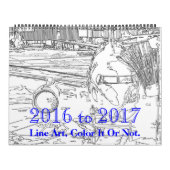 Lijn 2016-2017 Art Agenda Kalender (Hoes)